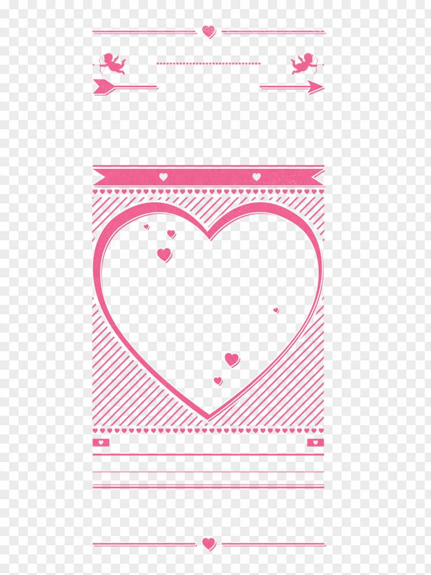 Valentine's Day Heart Poster PNG