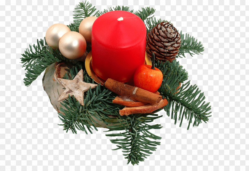 Christmas Ornament Advent Candle PNG
