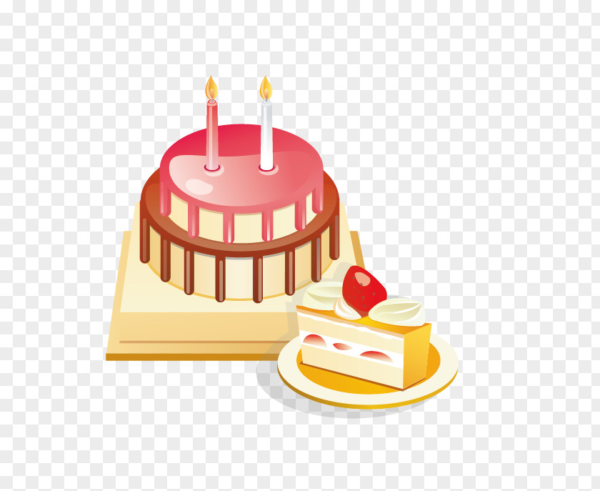 Happy Birthday Cake Wish Greeting Card SMS PNG