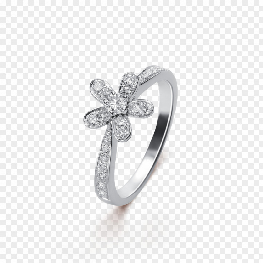 Van Cleef Earring & Arpels Jewellery Engagement Ring PNG