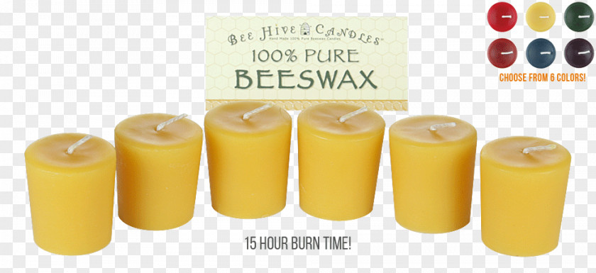 Bee Wax Beeswax Votive Candle Offering PNG