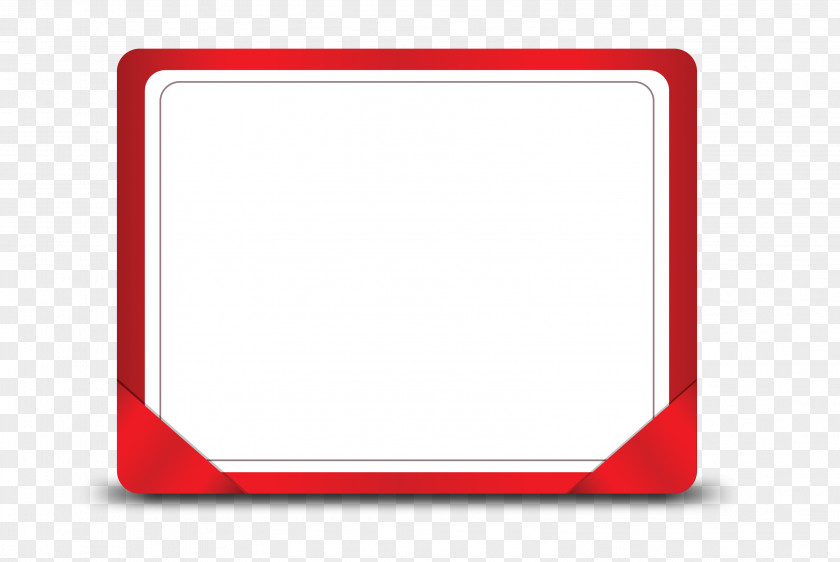 Box Red Picture Frames Computer File PNG