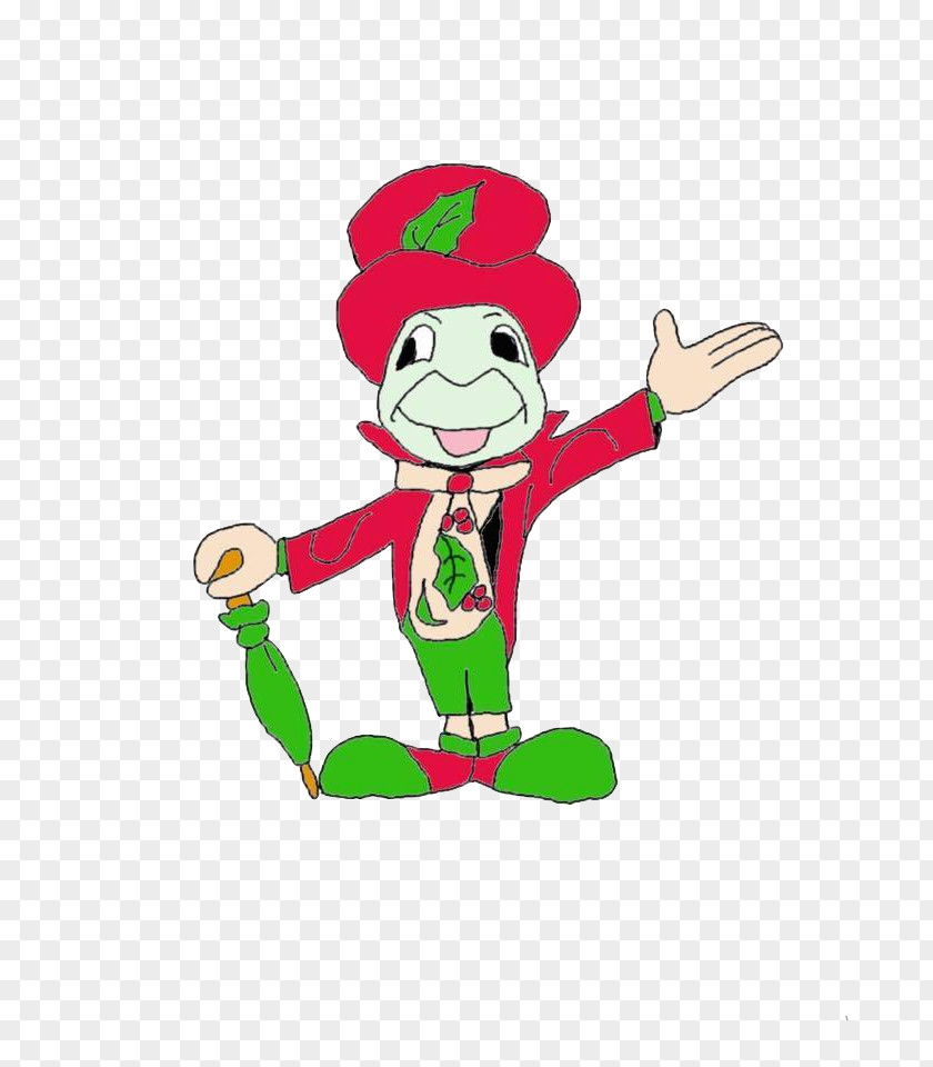 Jiminy Cricket Christmas Cartoon Clip Art PNG