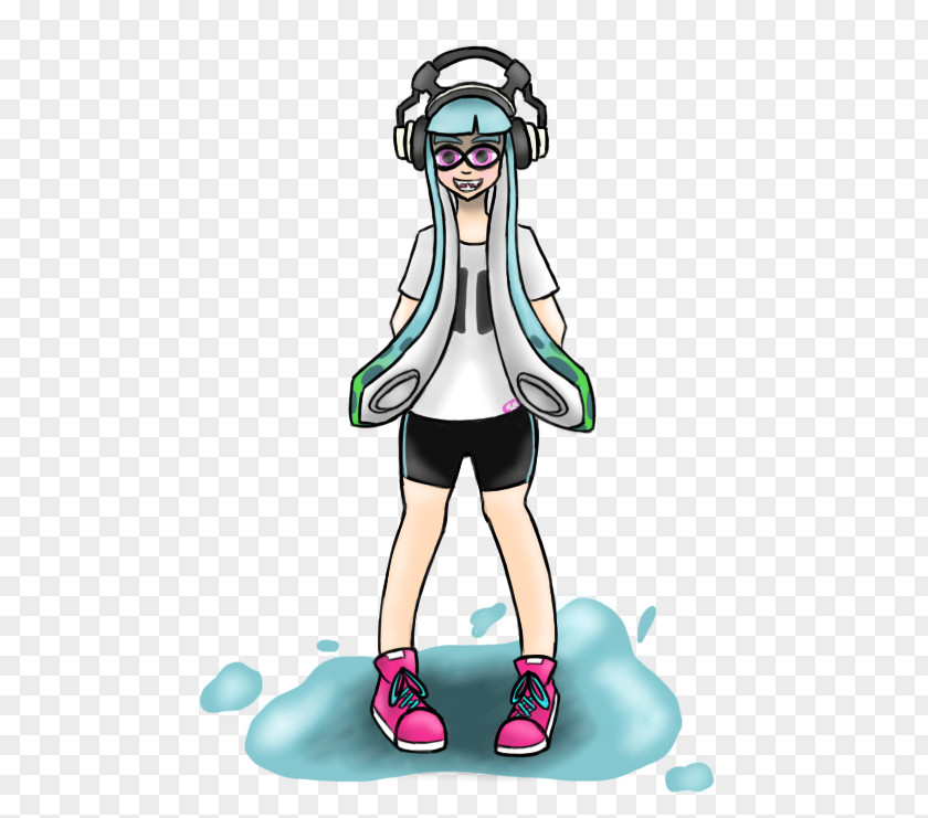 Splatoon Squid Physical Fitness Human Behavior Weight Training Character PNG