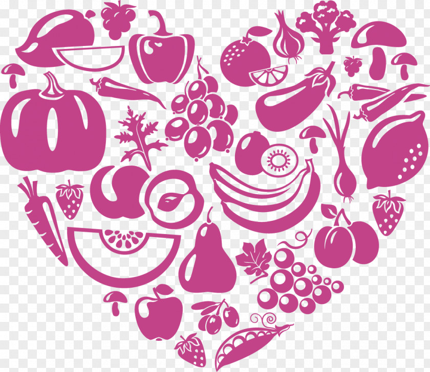 Vector Fruits And Vegetables Organic Food Vegetarian Cuisine Vegetable Fruit PNG