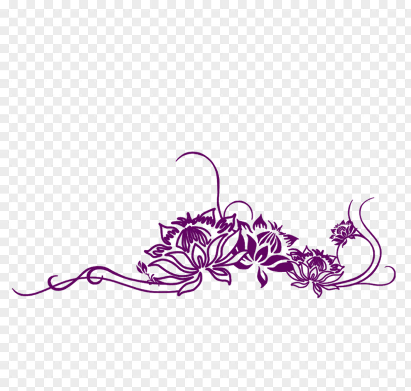 Violet Flower Drawing Mauve Parme PNG