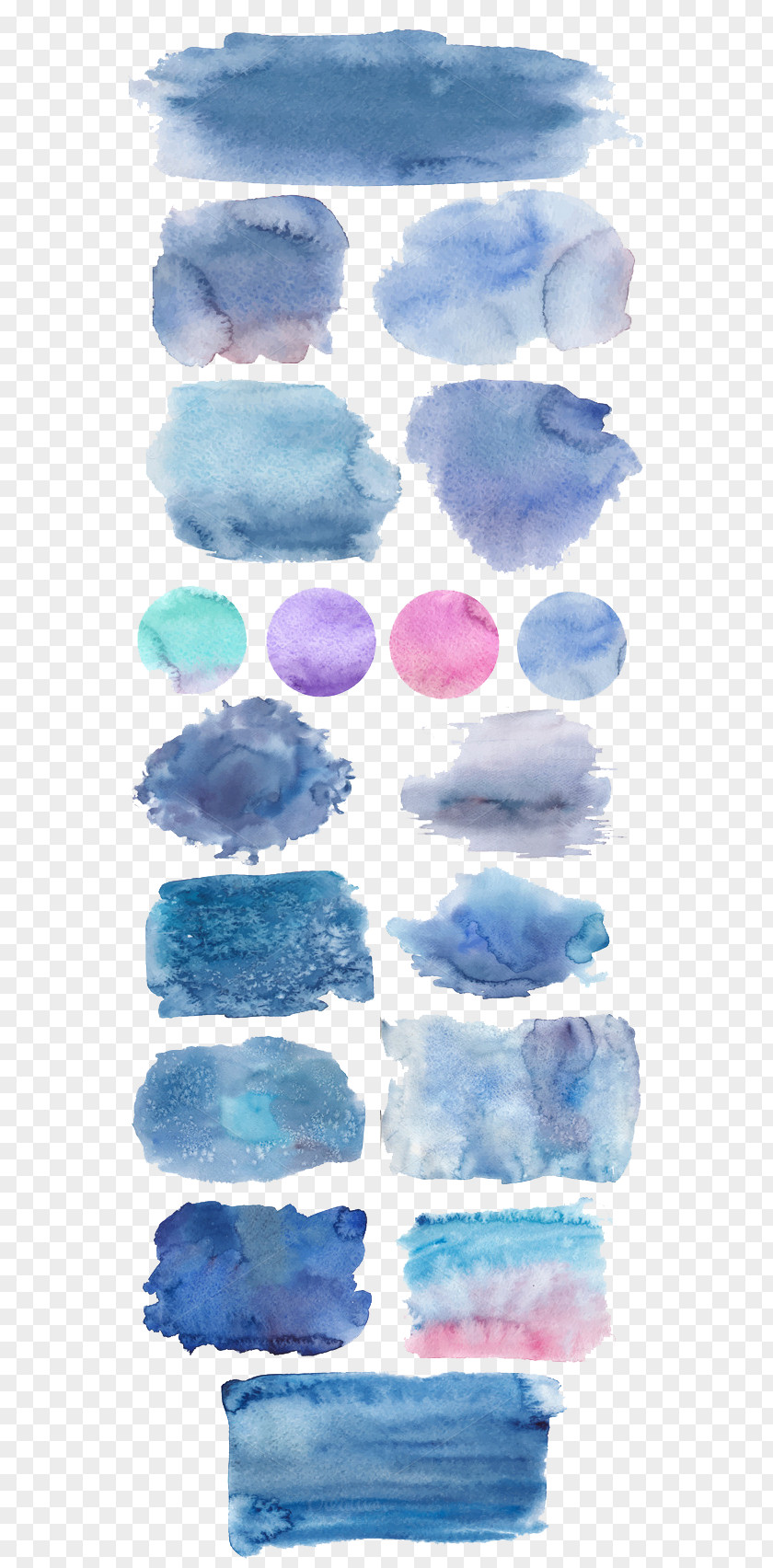 Watercolor Ink,National Wind Shading Painting PNG