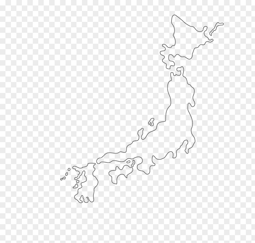 Japan Blank Map Geography World PNG