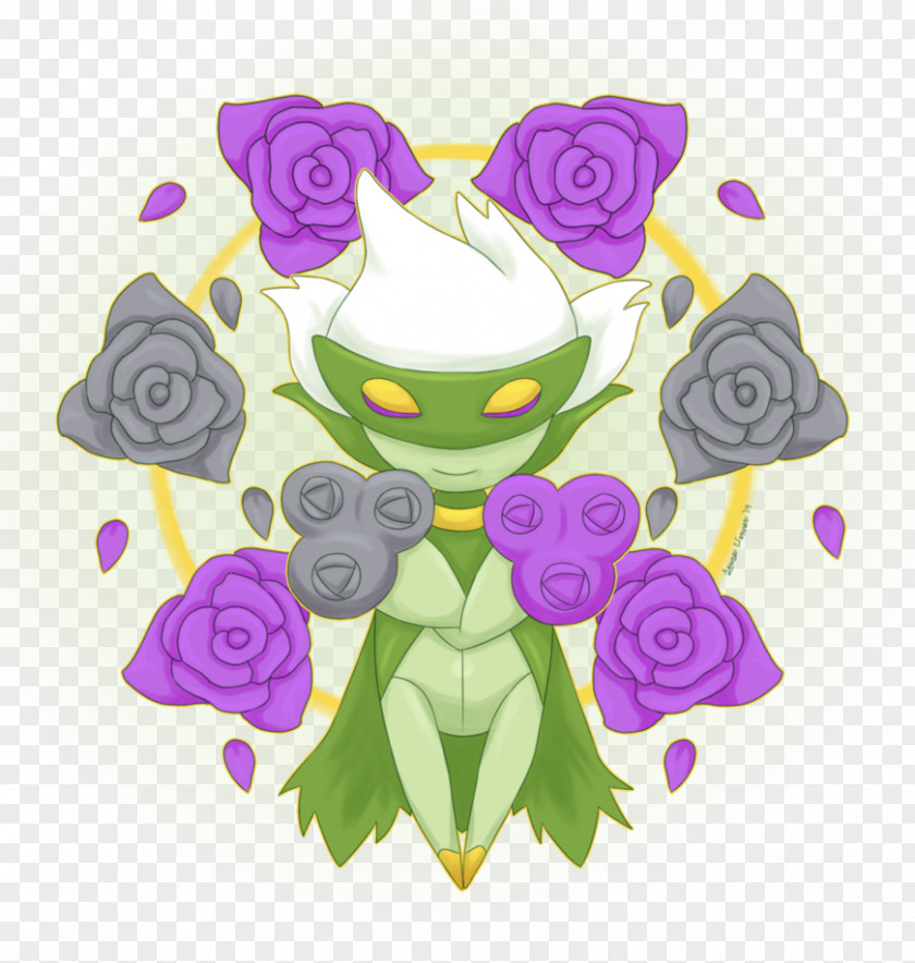 Roserade Pokémon X And Y Floral Design Roselia PNG