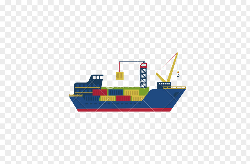 Cargo Ship Container Intermodal PNG