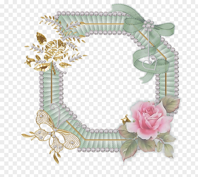 Decorated Picture Frames Flower PNG