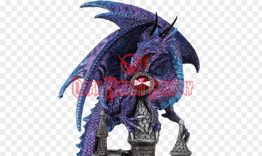 Dragon Chinese Figurine Statue Castle PNG