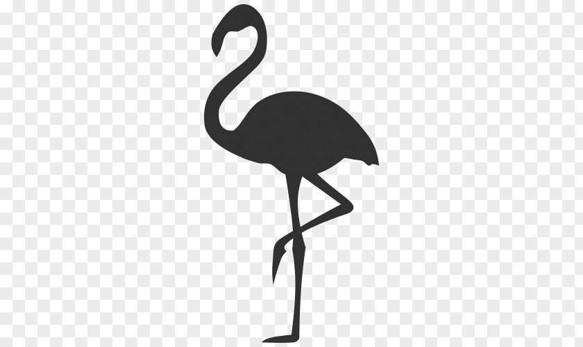 Flamingo Silhouette Printmaking Poster Stencil PNG