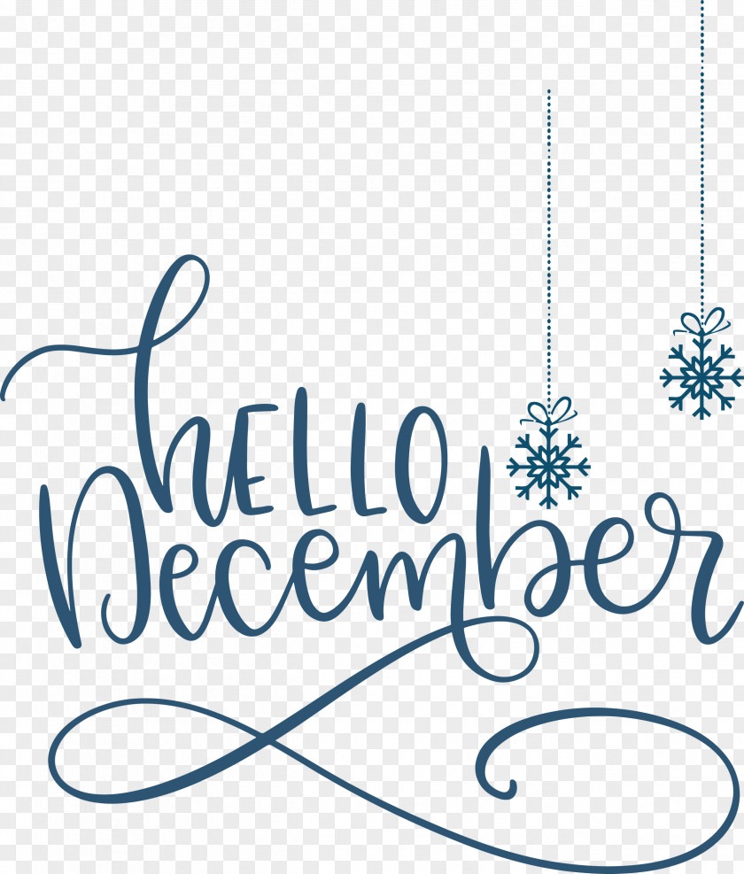 Hello December Winter PNG