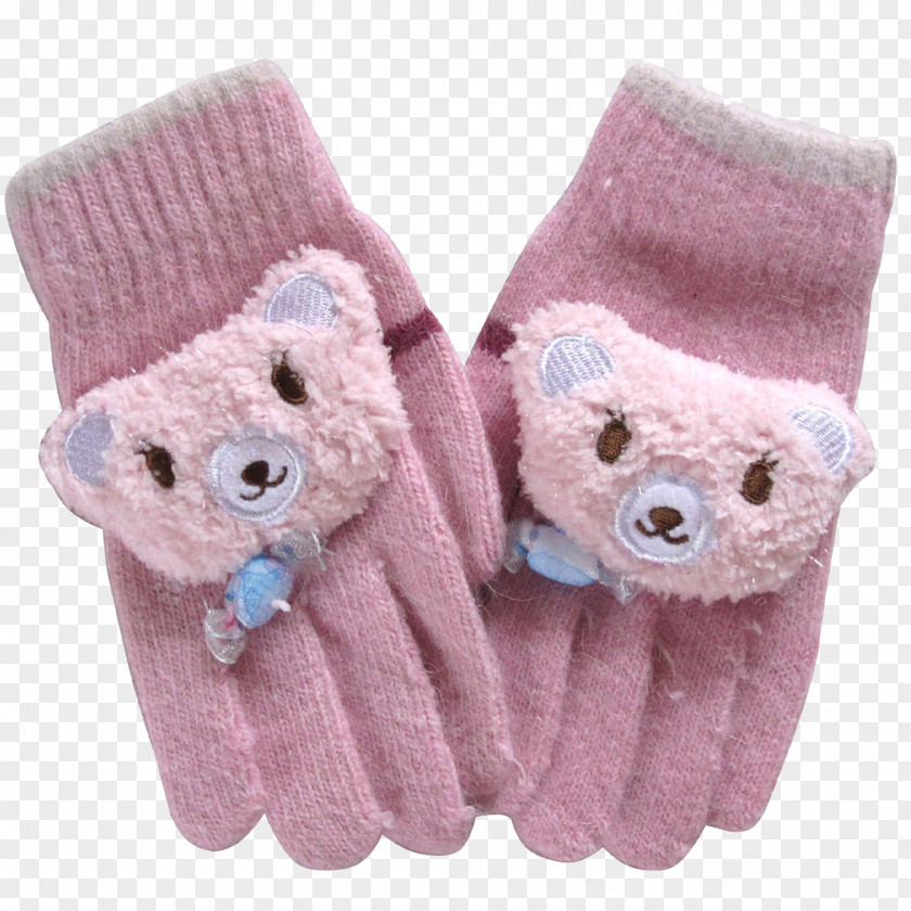 Ms. Winnie Purple Winter Gloves Glove PNG