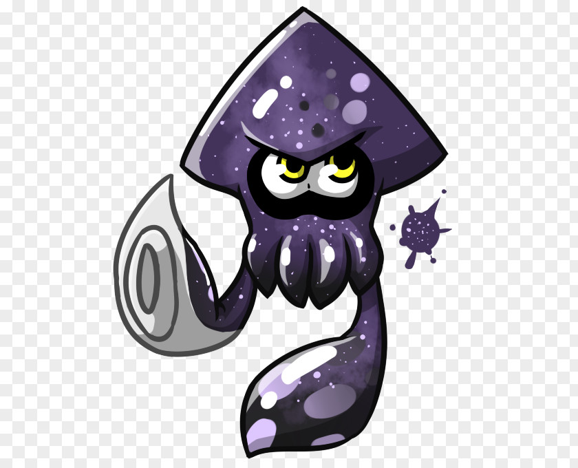 Splatoon 2 Transparent Squid Image PNG