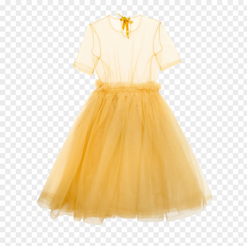 Yellow Dress Skirt Evening Gown Clothing Costume PNG