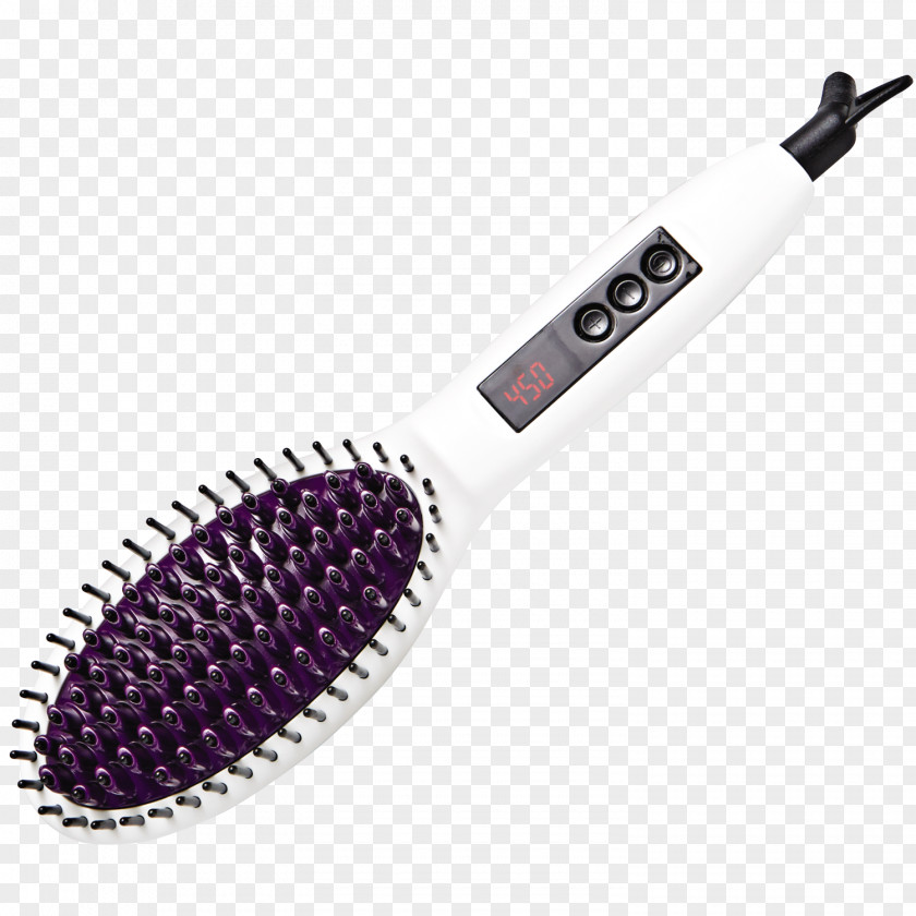 Hairbrush Hair Iron Straightening Coloring PNG