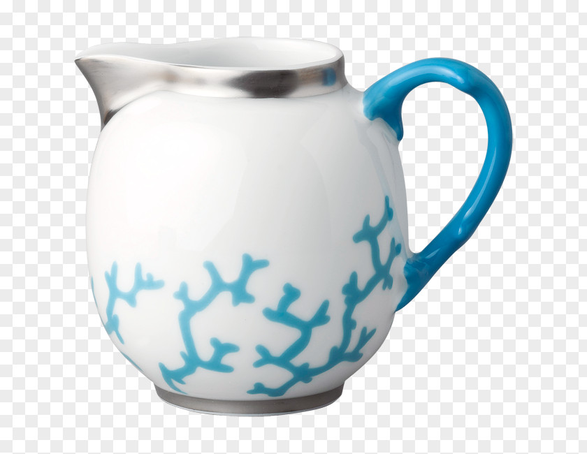 Mug Jug Teapot Porcelain Creamer Tableware PNG