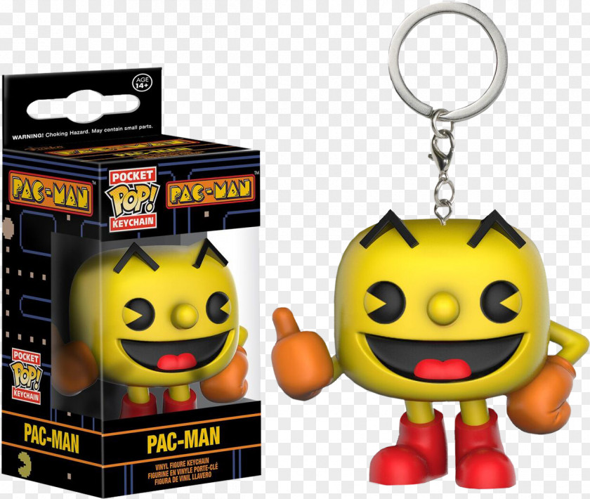 Pacman Funko Key Chains Peanuts Pac-Man Action & Toy Figures PNG