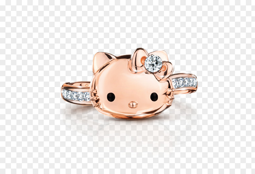 Ring Hello Kitty ディアダニエル Diamond Color PNG
