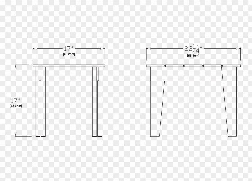 Side Table Line Angle PNG