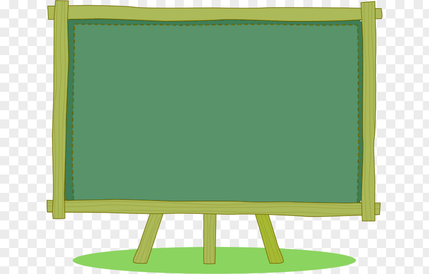 Small Green Chalkboard Cartoon Blackboard Download PNG