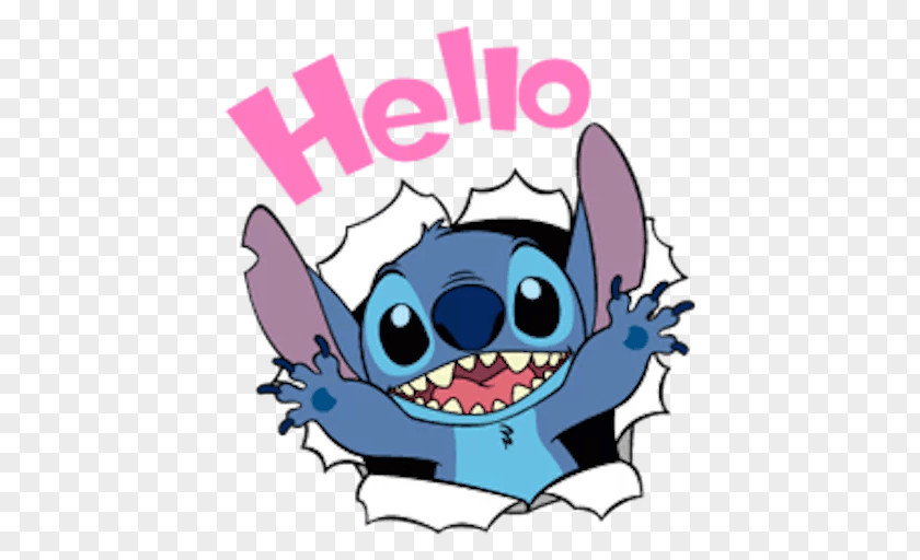 Stitch Decal Sticker Telegram Lilo Pelekai PNG