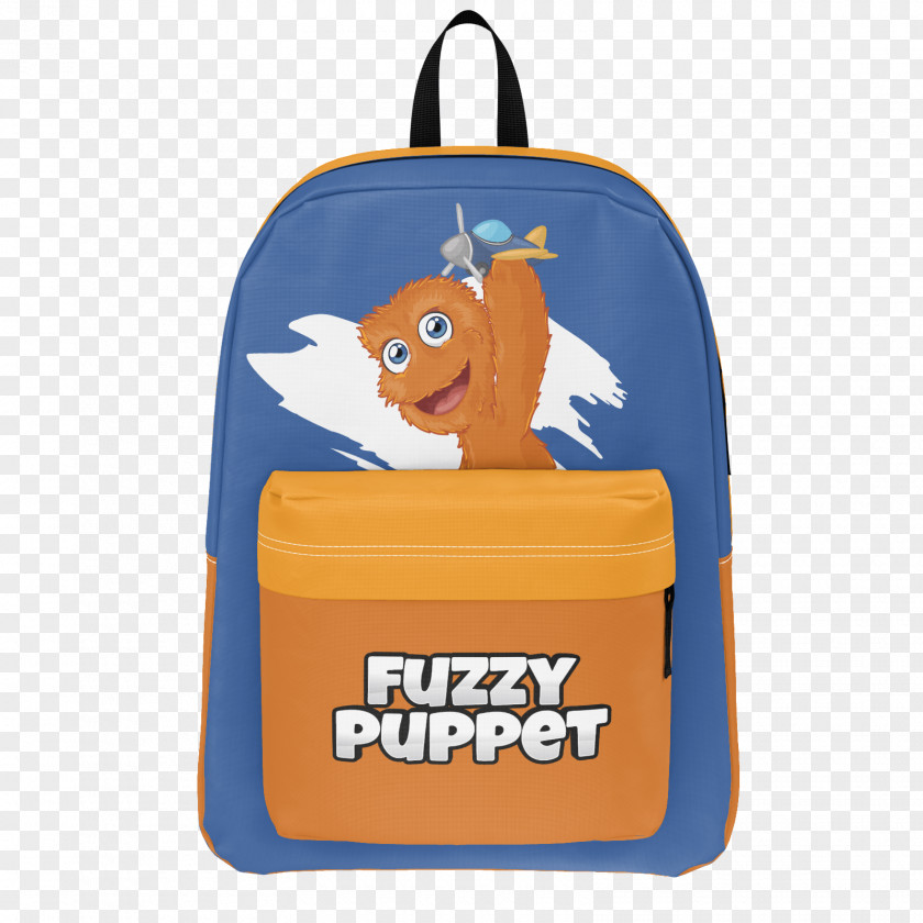 Bag T-shirt Backpack Fuzzy Puppet Pocket PNG
