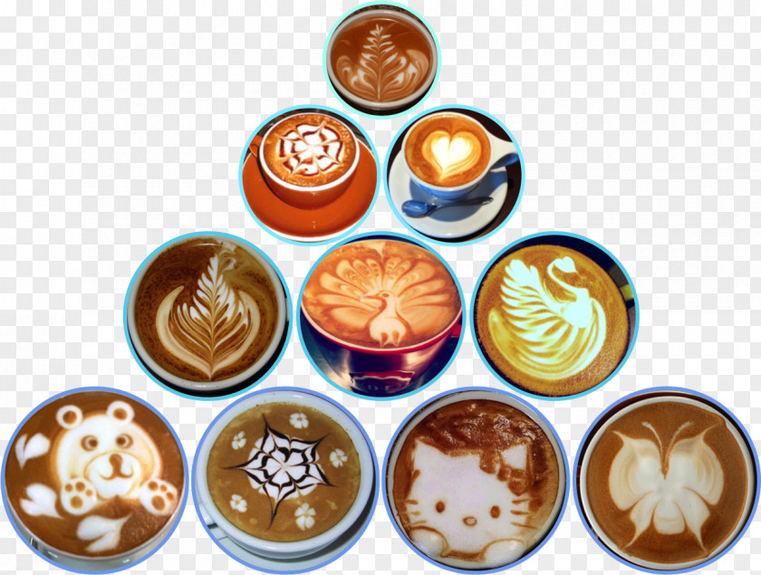 Coffee Latte Art Cafe Cappuccino PNG