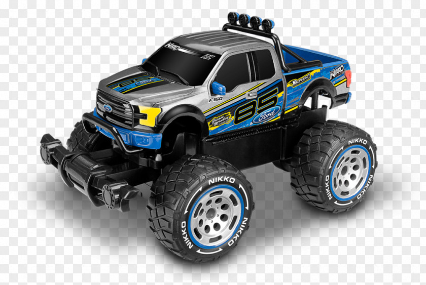 Hot Wheels Race Off Radio-controlled Car Ford Monster Truck Nikko R/C PNG