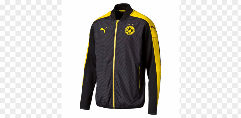 Jacket Borussia Dortmund Puma Tracksuit Sweatjacke PNG