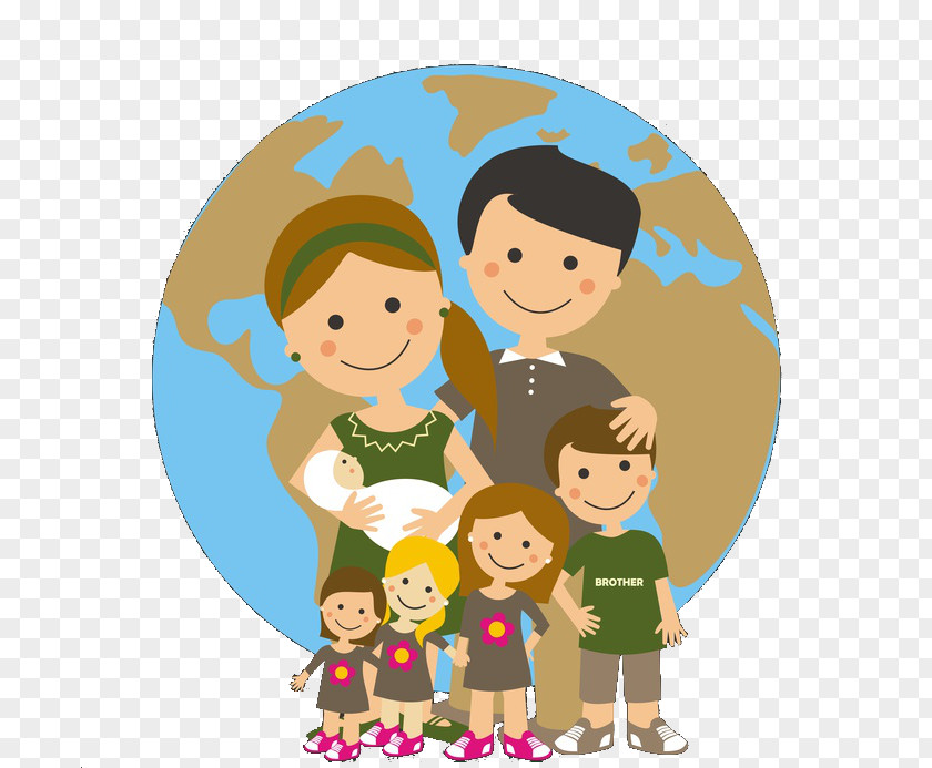 Familia Numerosa Canvas Family Drawing Painting PNG