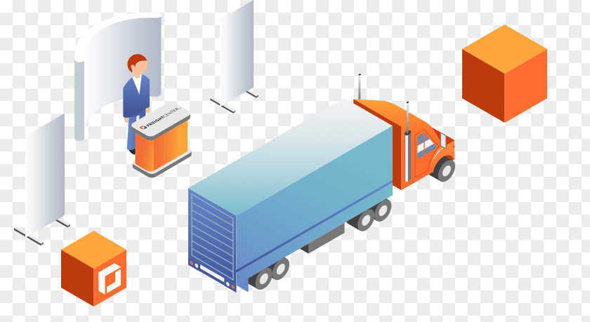 Bulk Cargo Freight Transport FreightCenter Broker Less Than Truckload Shipping PNG