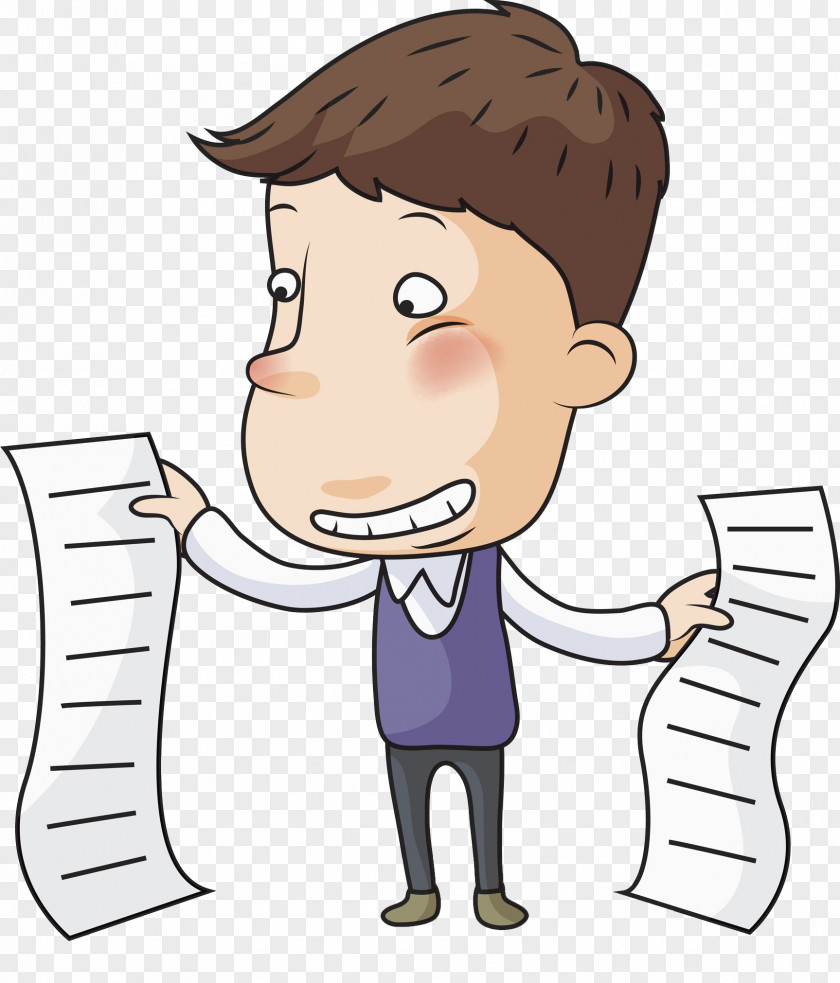 The Man With Bill Paper Accounting Company Clip Art PNG