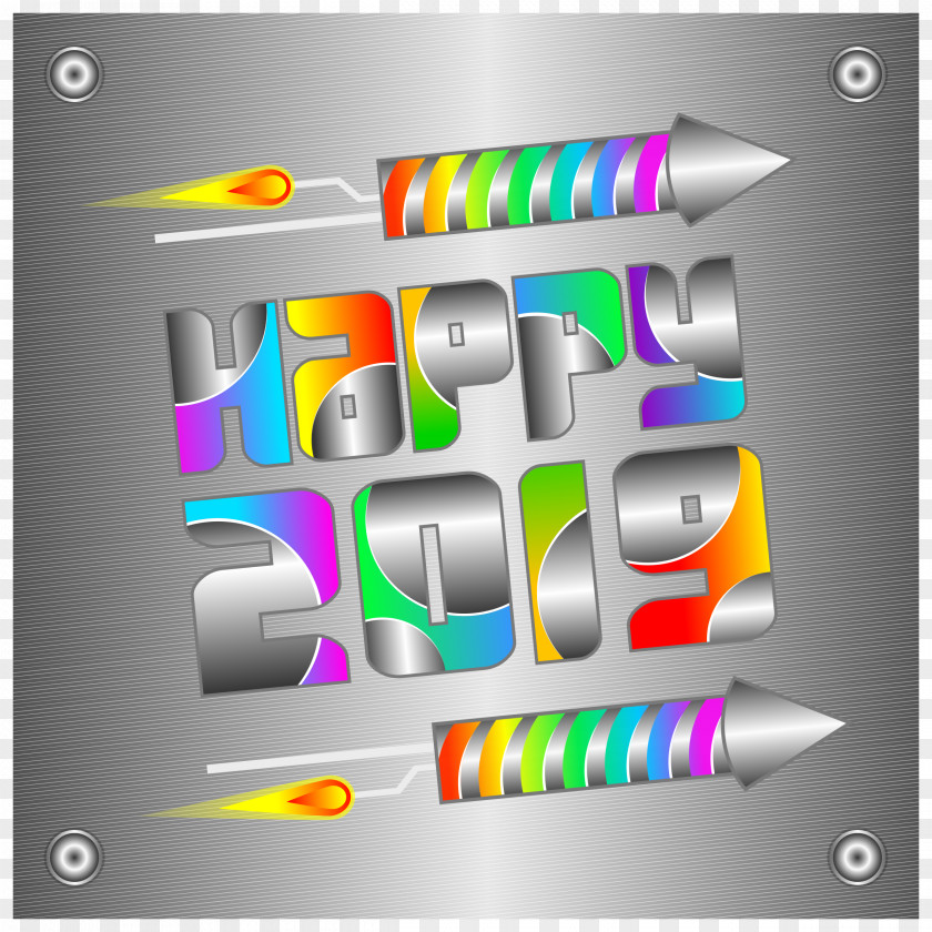2019 Greeting & Note Cards New Year Card Clip Art PNG