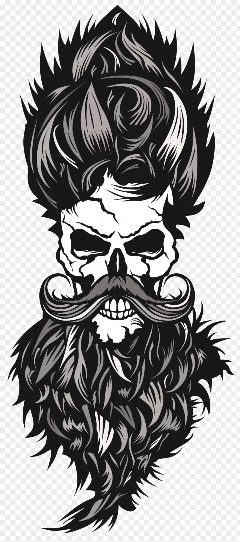 Beard Vector Graphics Illustration Drawing Image PNG