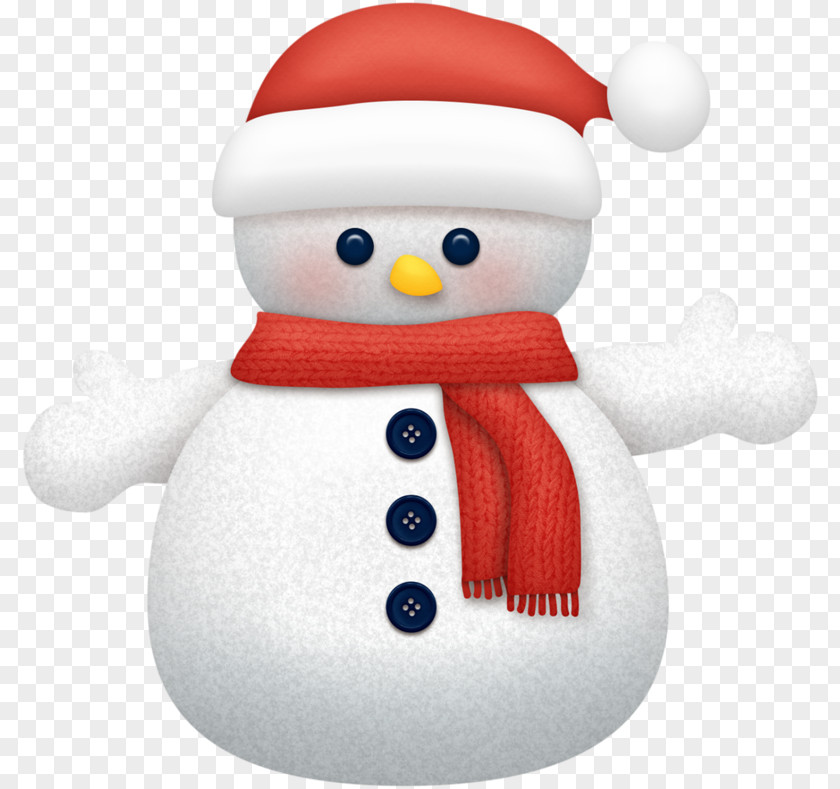 Cartoon Snowman Christmas Clip Art PNG