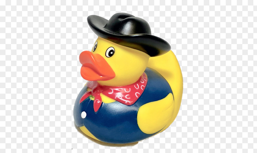 Cowboy Scarf Rubber Duck Hat Toy PNG