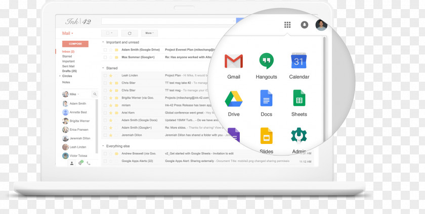Google G Suite Drive Gmail Email PNG