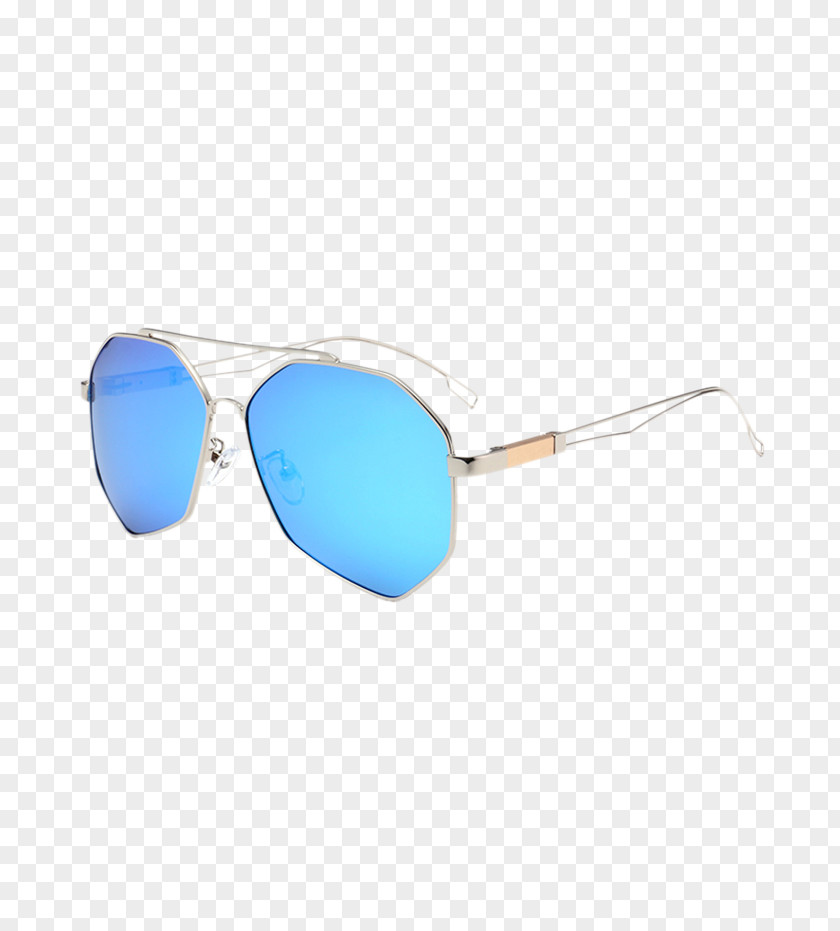 Irregular Border Sunglasses Eyewear Goggles Blue PNG