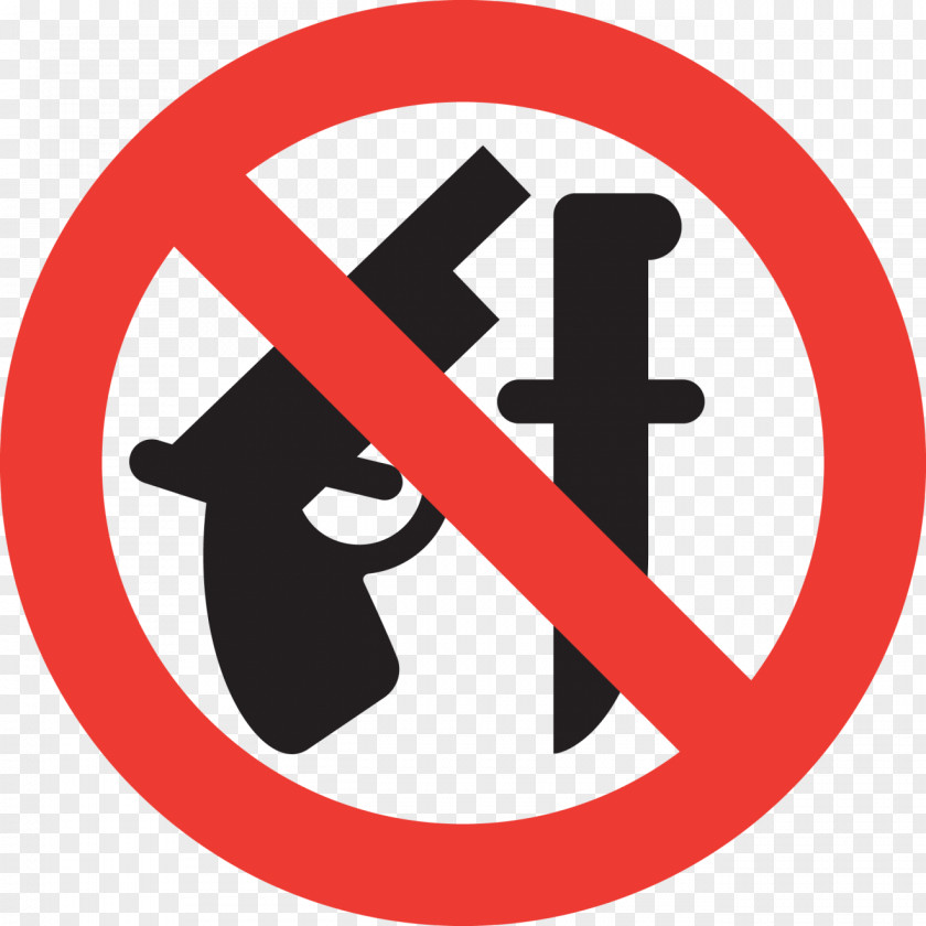No Smoking Weapon Firearm Concealed Carry Sign Sticker PNG