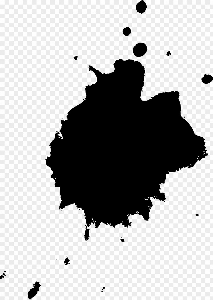 Paint Splatter Black And White Monochrome Photography PNG