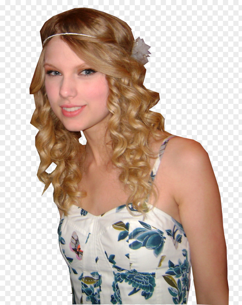 Taylor Swift Hair Coloring Hairstyle Wig PNG