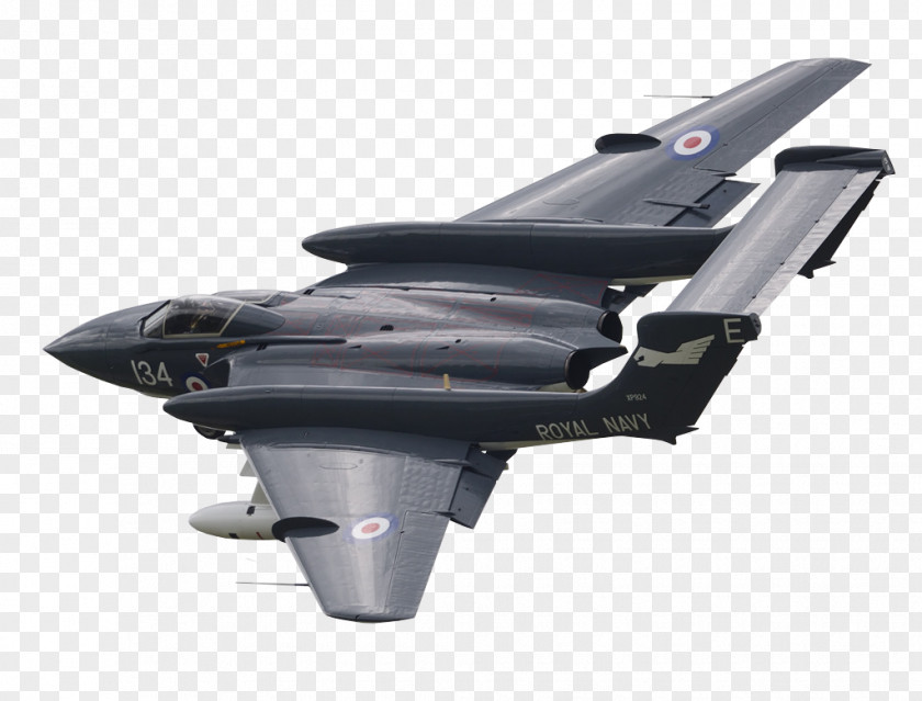 Airplane Fighter Aircraft De Havilland Sea Vixen Jet PNG