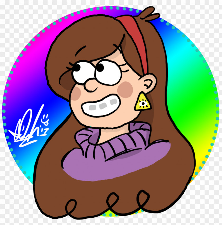 Mabel Pines Dipper Bill Cipher Art PNG