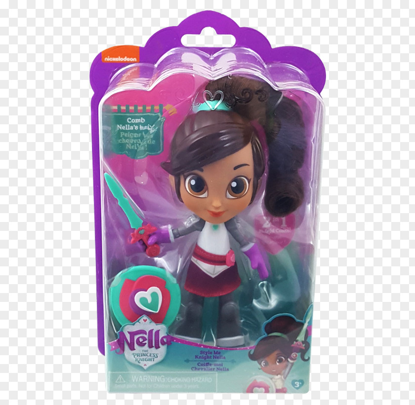 Nella The Princess Knight Doll Nickelodeon Toy Figurine PNG