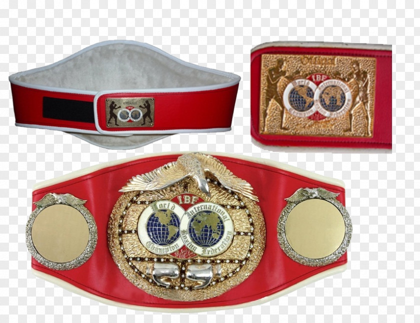 Belt Fully Custom Championship International Boxing Federation World Council PNG