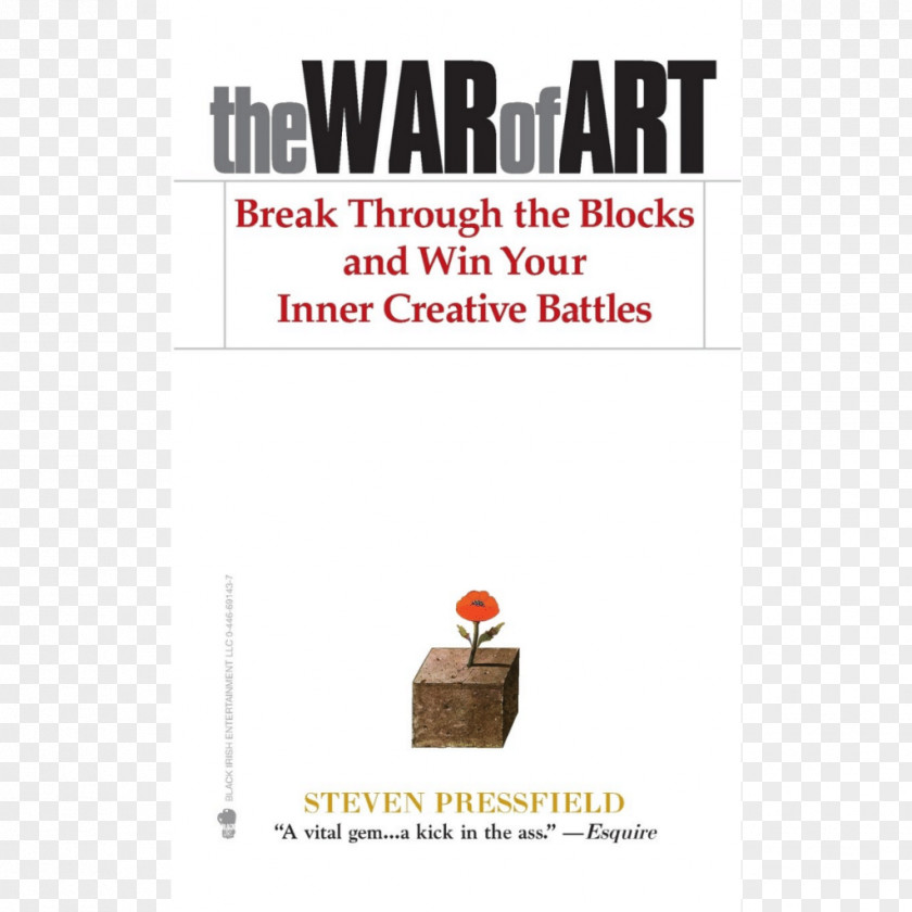 Book The War Of Art: Break Through Blocks And Win Your Inner Creative Battles Artist Creativity Deep Work PNG