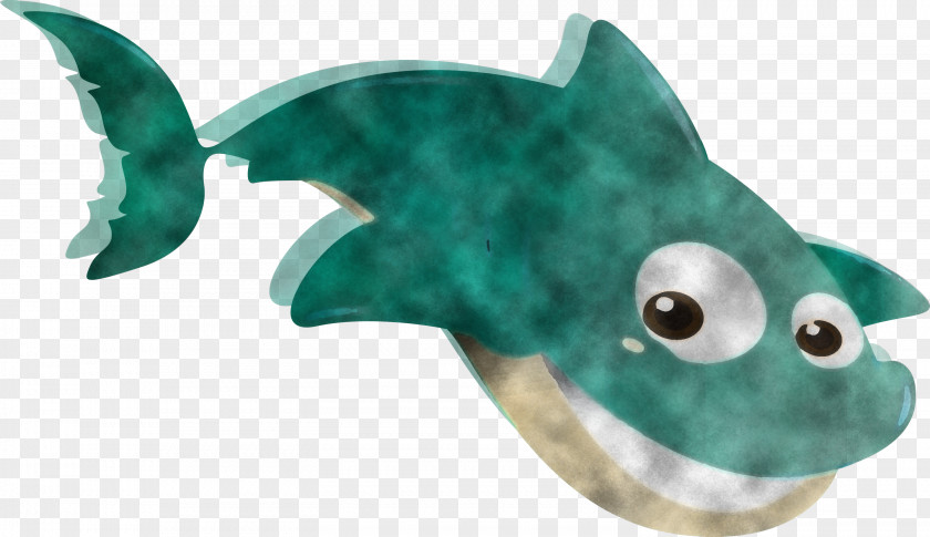 Fish Turquoise Animal Figure PNG